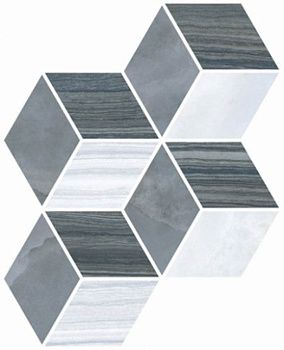 Декор Serpe-Nuvola Ромб холодная гамма ЛПР (K948239LPR01VTE0)