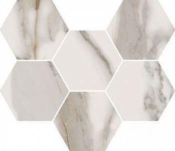 Мозаика Charme Evo Calacatta Mosaico Hexagon (620110000047)